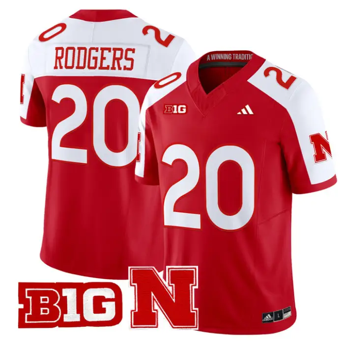 Johnny Rodgers Jersey #20 Nebraska Cornhuskers 2026 Vapor Stitched 3 Johnny Rodgers Jersey #20 Nebraska Cornhuskers 2026 Vapor Stitched by My Store NCAA Football Jerseys