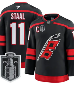 Jordan Staal Jersey #11 Carolina Hurricanes 2026 Stanley Cup Patch Stitched by Hockey David