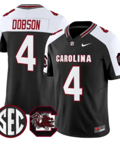 Joshua Dobson Jersey #4 South Carolina Gamecocks 2026 Limited Stitched by My Store NCAA Football Jerseys