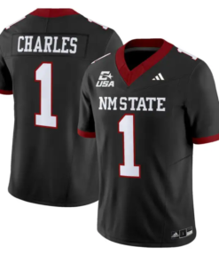Josiah Charles Jersey #1 New Mexico State 2026 Vapor Limited Stitched by My Store NCAA Football Jerseys