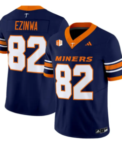Judah Ezinwa Jersey #82 UTEP Miners 2016 Vapor Limited Stitched by My Store NCAA Football Jerseys