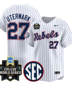 Judd Utermark Jersey #27 Ole Miss 2026 World Series Vapor Stitched 10 Judd Utermark Jersey #27 Ole Miss 2026 World Series Vapor Stitched by My Store