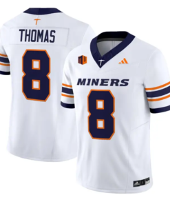 Kam Thomas Jersey #8 UTEP Miners 2016 Vapor Limited Stitched by My Store NCAA Football Jerseys