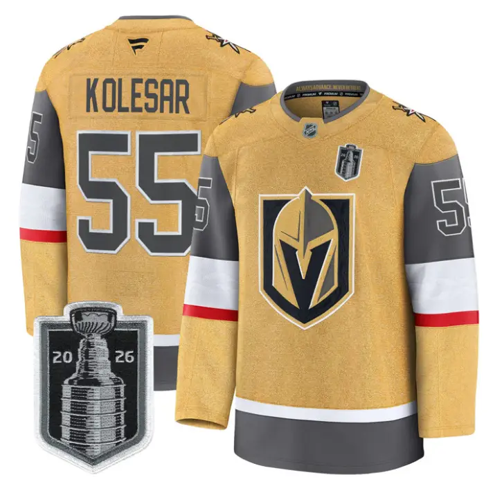 Keegan Kolesar Jersey #55 Vegas Golden Knights 2026 Stanley Cup Stitched by Hockey David