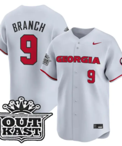 Kolby Branch Jersey #9 Georgia Bulldogs Baseball 2026 Outkast Stitched by My Store