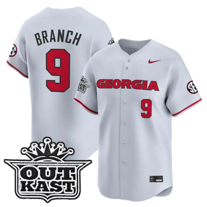 Kolby Branch Jersey #9 Georgia Bulldogs Baseball 2026 Outkast Stitched by My Store