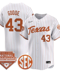 Leighann Goode Jersey #43 Texas 2026 Back-To-Back World SeriesChampions by My Store