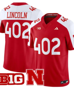 Lincoln Jersey #402 Nebraska Cornhuskers 2026 Vapor Limited Stitched by My Store NCAA Football Jerseys