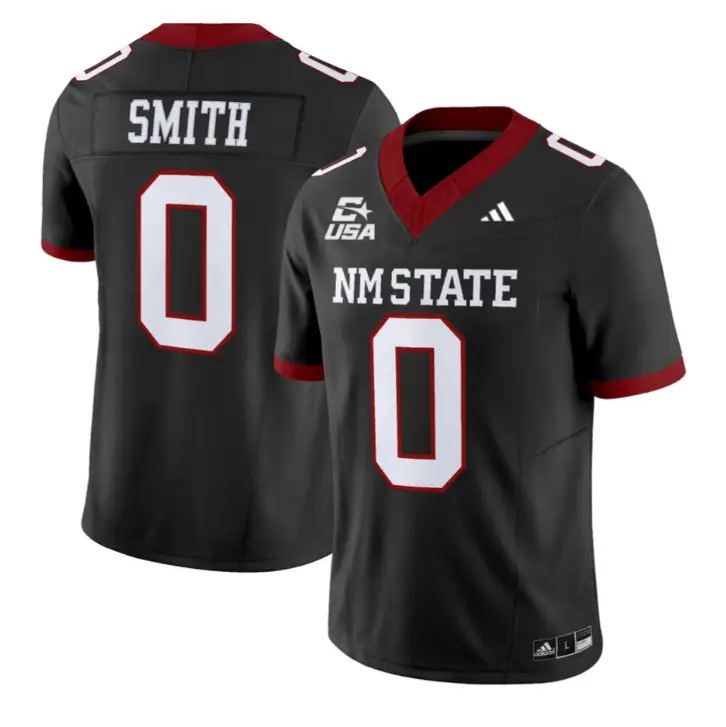 Lorenzo Smith Jersey #0 New Mexico State 2026 Vapor Limited Stitched by My Store NCAA Football Jerseys