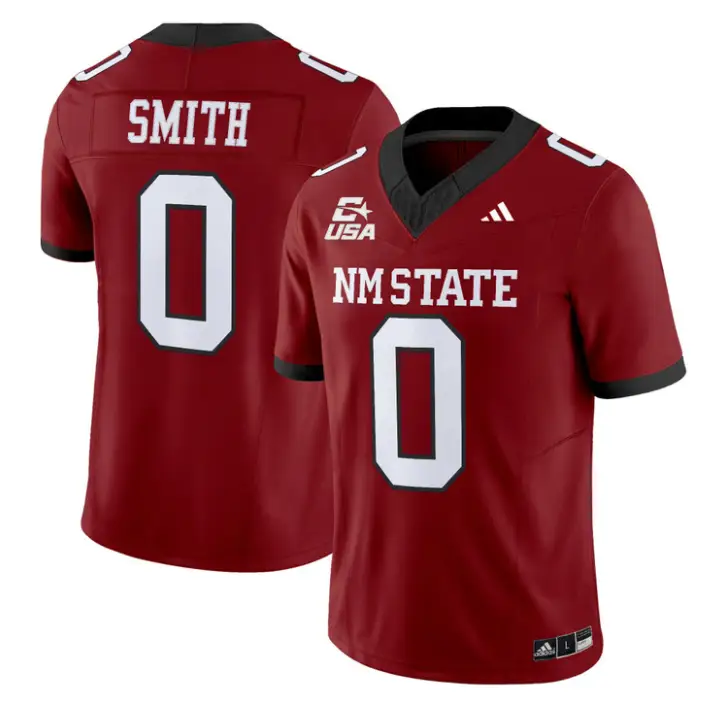 Lorenzo Smith Jersey #0 New Mexico State 2026 Vapor Limited Stitched by My Store NCAA Football Jerseys