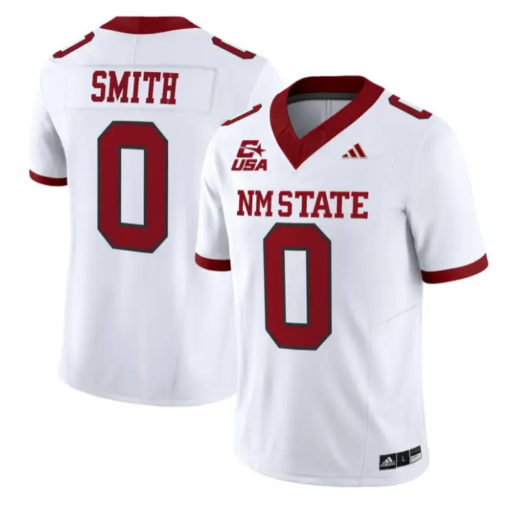 Lorenzo Smith Jersey #0 New Mexico State 2026 Vapor Limited Stitched by My Store NCAA Football Jerseys