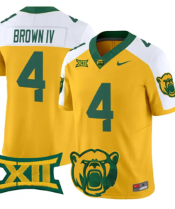 Louis Brown IV Jersey #4 Baylor Bears 2026 Vapor Limited Stitched by My Store NCAA Football Jerseys