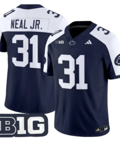 Marcus Neal Jr Jersey #31 Penn State Nittany 2026 Limited Stitched by My Store NCAA Football Jerseys