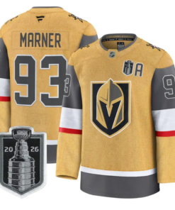 Mitch Marner Jersey #93 Vegas Golden Knights 2026 Stanley Cup Stitched by Hockey David