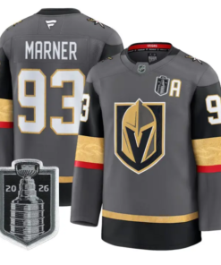 Mitch Marner Jersey #93 Vegas Golden Knights 2026 Stanley Cup Stitched by Hockey David