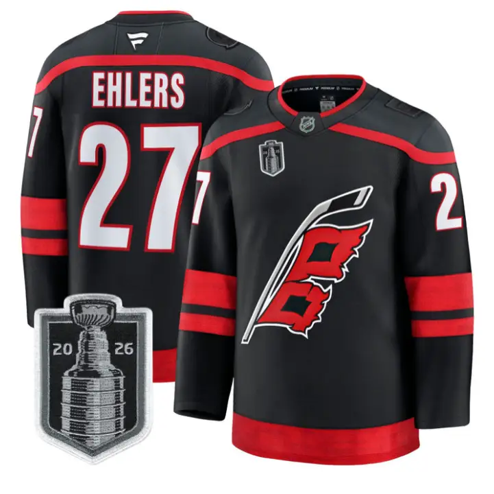 Nikolaj Ehlers Jersey #27 Carolina Hurricanes 2026 Stanley Cup Stitched 1 Nikolaj Ehlers Jersey #27 Carolina Hurricanes 2026 Stanley Cup Stitched by Hockey David
