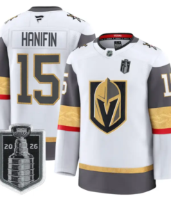 Noah Hanifin Jersey #15 Vegas Golden Knights 2026 Stanley Cup Stitched by Hockey David