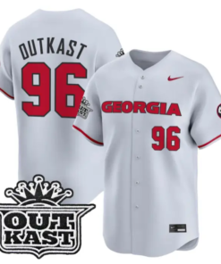 OutKast Jersey #96 Georgia Bulldogs Baseball 2026 Outkast Stitched by My Store