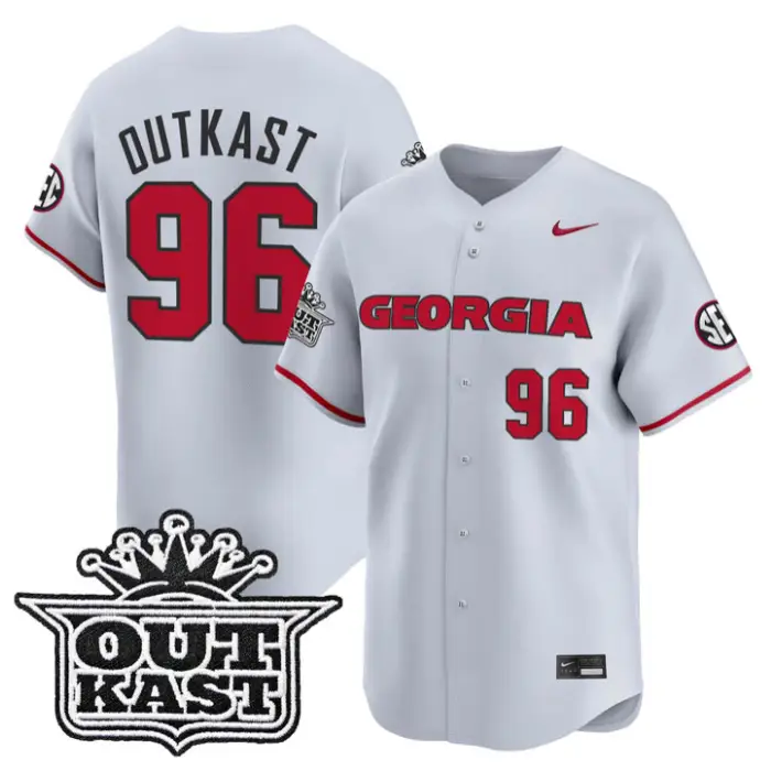 OutKast Jersey #96 Georgia Bulldogs Baseball 2026 Outkast Stitched 2 OutKast Jersey #96 Georgia Bulldogs Baseball 2026 Outkast Stitched by My Store