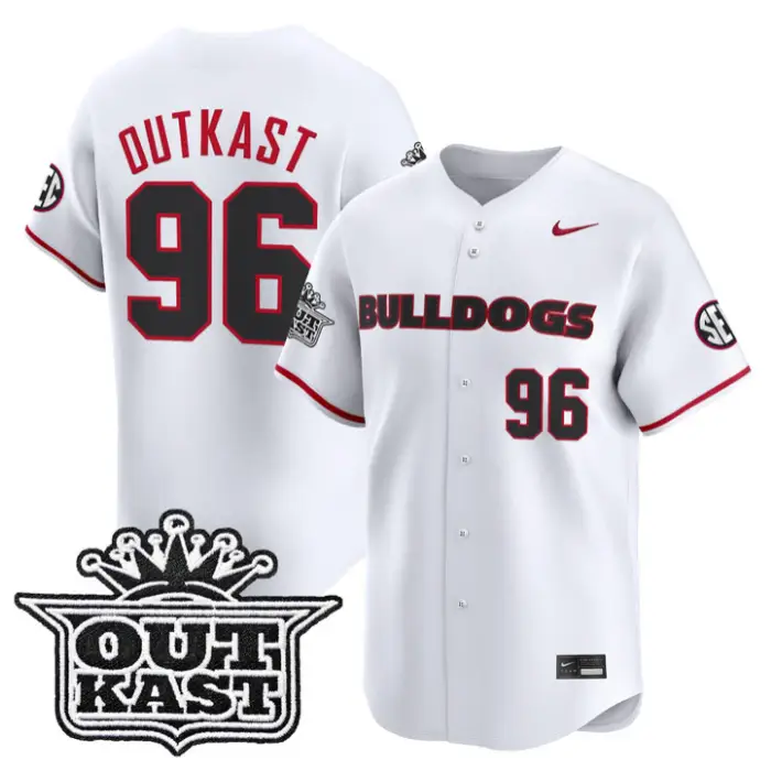 OutKast Jersey #96 Georgia Bulldogs Baseball 2026 Outkast Stitched 4 OutKast Jersey #96 Georgia Bulldogs Baseball 2026 Outkast Stitched by My Store