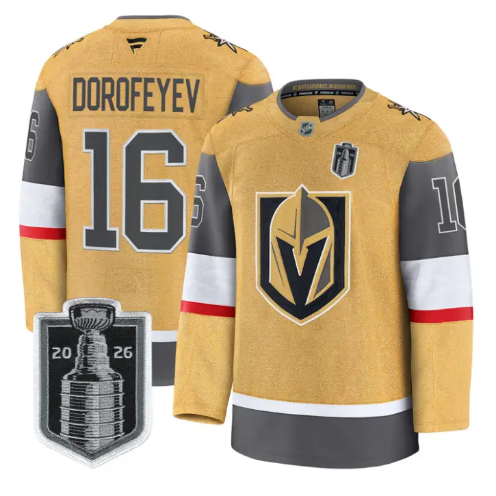 Pavel Dorofeyev Jersey #16 Vegas Golden Knights 2026 Stanley Cup Stitched by Hockey David