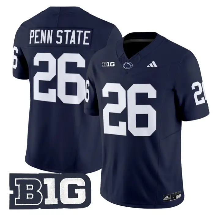 Penn State Jersey #26 Penn State Nittany 2026 Limited Stitched 2 Penn State Jersey #26 Penn State Nittany 2026 Limited Stitched by My Store NCAA Football Jerseys