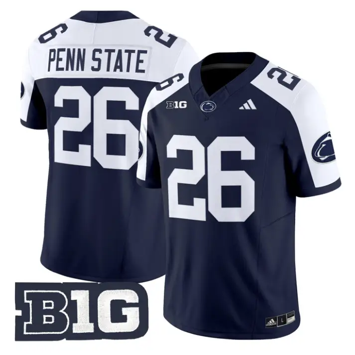 Penn State Jersey #26 Penn State Nittany 2026 Limited Stitched 1 Penn State Jersey #26 Penn State Nittany 2026 Limited Stitched by My Store NCAA Football Jerseys
