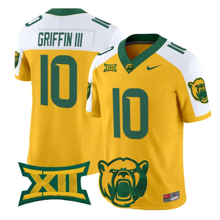 Robert Griffin IIIJersey #10 Baylor Bears 2026 Vapor Limited Stitched by My Store NCAA Football Jerseys