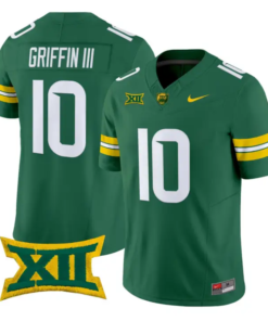 Robert Griffin IIIJersey #10 Baylor Bears 2026 Vapor Limited Stitched by My Store NCAA Football Jerseys