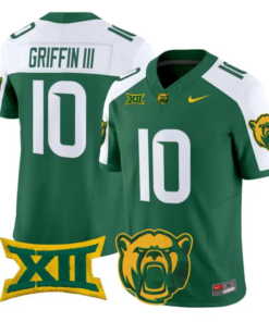 Robert Griffin IIIJersey #10 Baylor Bears 2026 Vapor Limited Stitched by My Store NCAA Football Jerseys