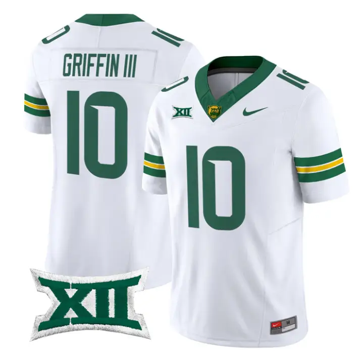 Robert Griffin IIIJersey #10 Baylor Bears 2026 Vapor Limited Stitched by My Store NCAA Football Jerseys
