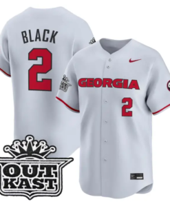 Ryan Black Jersey #2 Georgia Bulldogs Baseball 2026 Outkast Stitched by My Store