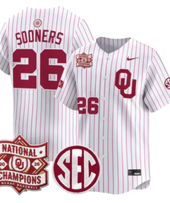 Sooners Jersey #26 Oklahoma 2026 National Champions Patch Stitched 8 Sooners Jersey #26 Oklahoma 2026 National Champions Patch Stitched by My Store