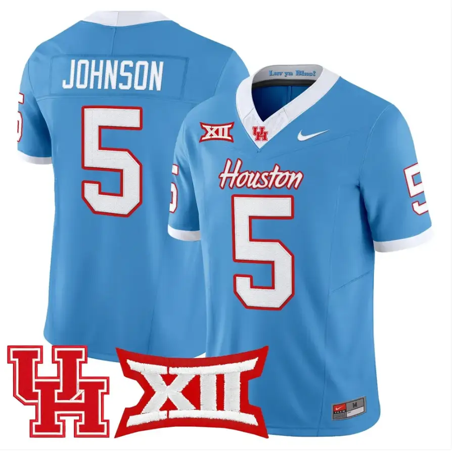 Stephon Johnson Jersey #5 Houston Cougars 2026 Vapor Limited Stitched Black Alter 3 Stephon Johnson Jersey #5 Houston Cougars 2026 Vapor Limited Stitched Black Alter by My Store NCAA Football Jerseys