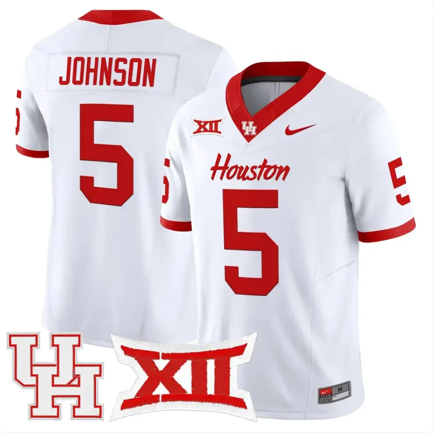 Stephon Johnson Jersey #5 Houston Cougars 2026 Vapor Limited Stitched Black Alter 5 Stephon Johnson Jersey #5 Houston Cougars 2026 Vapor Limited Stitched Black Alter by My Store NCAA Football Jerseys