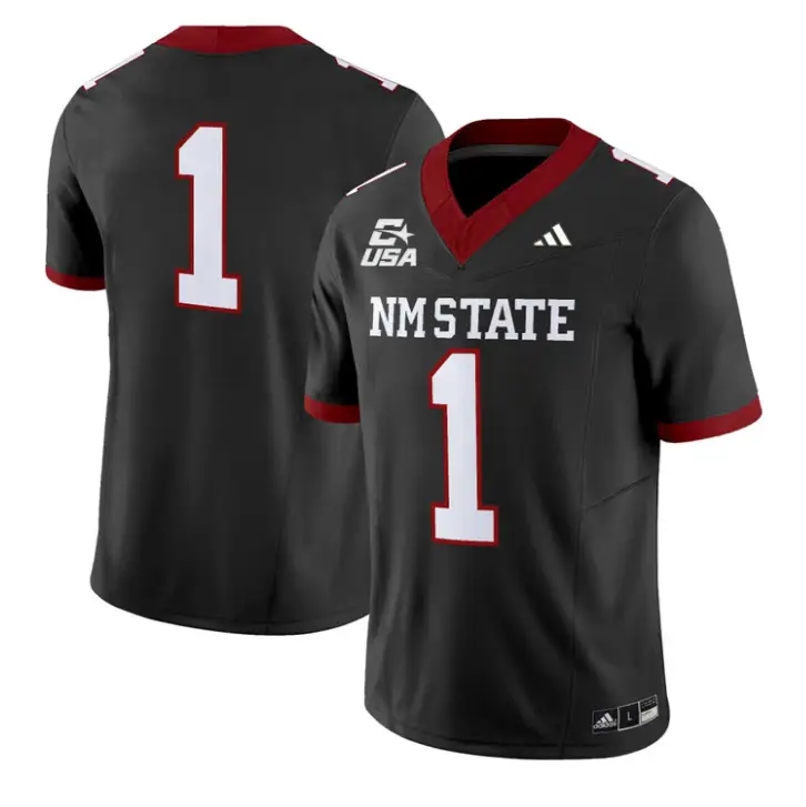 Team Jersey #1 New Mexico State 2026 Vapor Limited Stitched by My Store NCAA Football Jerseys