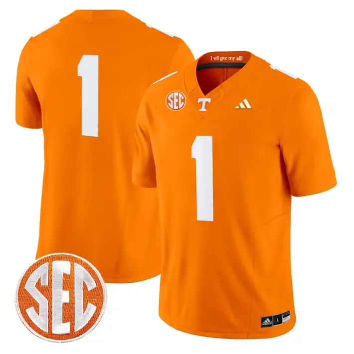 Team Jersey #1 Tennessee Vols 2026 Vapor Limited Stitched 5 Team Jersey #1 Tennessee Vols 2026 Vapor Limited Stitched by My Store NCAA Football Jerseys