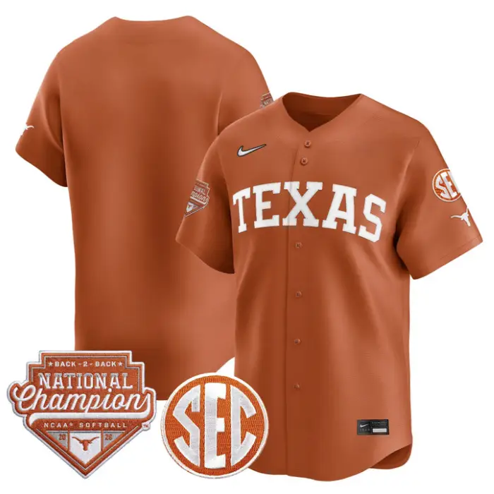 Team Jersey Blank Texas 2026 Back-To-Back World SeriesChampions by My Store