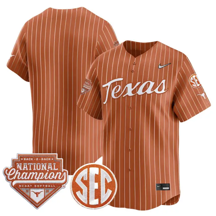 Team Jersey Blank Texas 2026 Back-To-Back World SeriesChampions by My Store