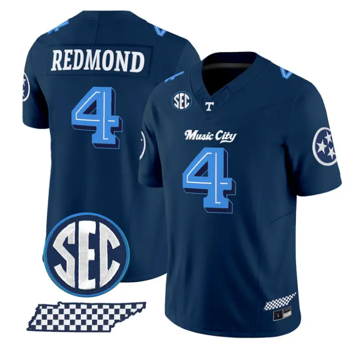 Ty Redmond Jersey #4 Tennessee Vols Music City Edition Stitched 2 Ty Redmond Jersey #4 Tennessee Vols Music City Edition Stitched by My Store NCAA Football Jerseys