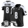Wyatt_Sullivan_Jersey_8_South_Florida_Bulls_30th_Patch_Limited_Stitched_Black_Alter - Daily Sport Fan Wyatt Sullivan Jersey #8 South Florida Bulls 30th Patch Limited Stitched by My Store NCAA Football Jerseys