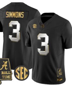 Alabama Crimson Tide 2026 Gold Vapor Limited Jersey - Alabama Map - Stitched 72 BAMA 2026 Gold Vapor Limited Jersey - Alabama Map - Stitched by Alabama Crimson Tide