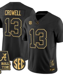 Alabama Crimson Tide 2026 Gold Vapor Limited Jersey - Alabama Map - Stitched 56 BAMA 2026 Gold Vapor Limited Jersey - Alabama Map - Stitched by Alabama Crimson Tide