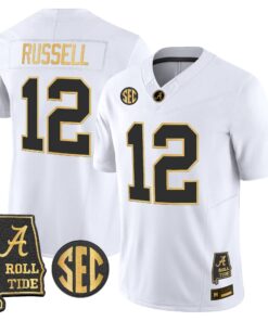 Alabama Crimson Tide 2026 Gold Vapor Limited Jersey - Alabama Map - Stitched 66 BAMA 2026 Gold Vapor Limited Jersey - Alabama Map - Stitched by Alabama Crimson Tide