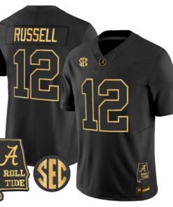 Alabama Crimson Tide 2026 Gold Vapor Limited Jersey - Alabama Map - Stitched 54 BAMA 2026 Gold Vapor Limited Jersey - Alabama Map - Stitched by Alabama Crimson Tide