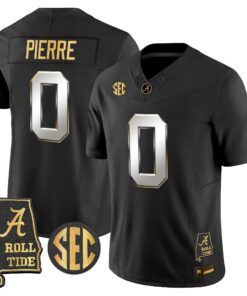 Alabama Crimson Tide 2026 Gold Vapor Limited Jersey - Alabama Map - Stitched 77 BAMA 2026 Gold Vapor Limited Jersey - Alabama Map - Stitched by Alabama Crimson Tide