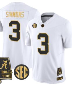 Alabama Crimson Tide 2026 Gold Vapor Limited Jersey - Alabama Map - Stitched 60 BAMA 2026 Gold Vapor Limited Jersey - Alabama Map - Stitched by Alabama Crimson Tide
