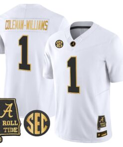 Alabama Crimson Tide 2026 Gold Vapor Limited Jersey - Alabama Map - Stitched 62 BAMA 2026 Gold Vapor Limited Jersey - Alabama Map - Stitched by Alabama Crimson Tide