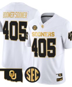 Oklahoma Sooners 2026 Gold Vapor Limited Jersey - Stitched 51 OU 2026 Gold Vapor Limited Jersey - Stitched by Digigearus