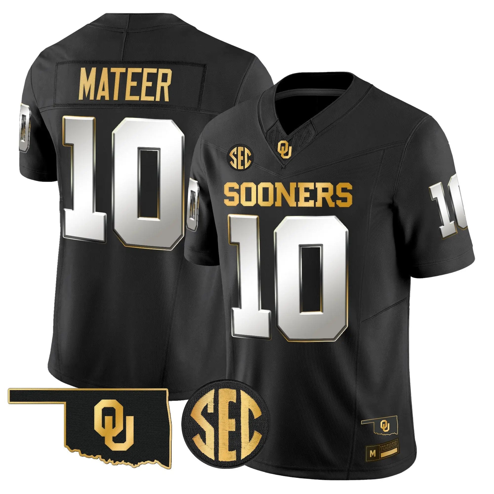 Oklahoma Sooners 2026 Gold Vapor Limited Jersey - Stitched 21 OU 2026 Gold Vapor Limited Jersey - Stitched by Digigearus